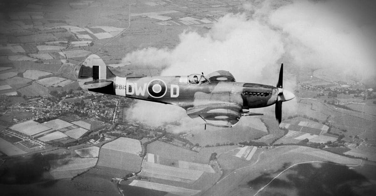 Supermarine Spitfire-Spitfire Mk XIV flown by the CO of No. 610 Squadron RAF, Squadron Leader R A Newbury