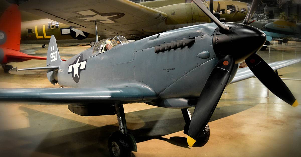 Supermarine Spitfire- Supermarine Spitfire Mk XI in the World War II Gallery at the National Museum of the United States Air Force