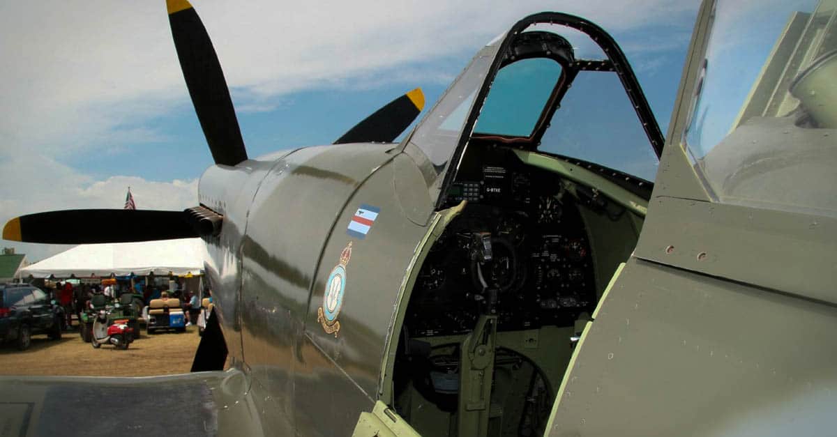 Supermarine Spitfire- pitfire Mk XVIII at 2006 Oshkosh Air Show