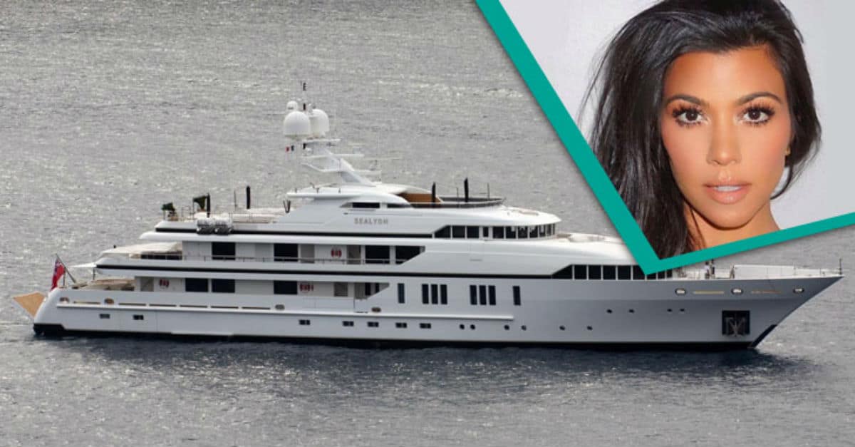 Kourtney Kardashian Yacht