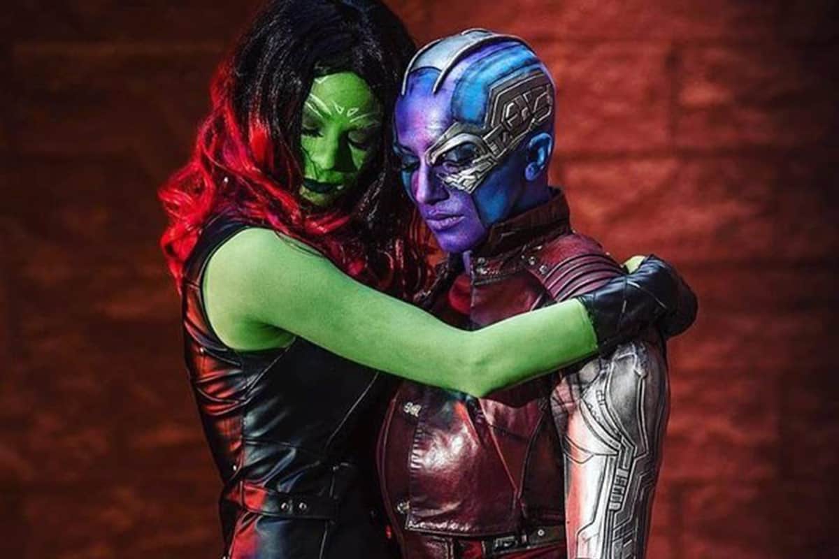 Gamora and Nebula(Sara Moni & Amber Skies)